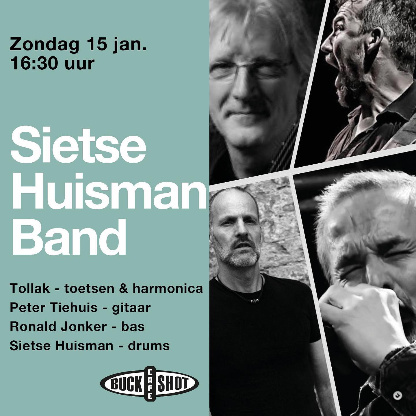 Sietse Huisman Band, Buckshot Cafe Groningen (15/01/2023)
