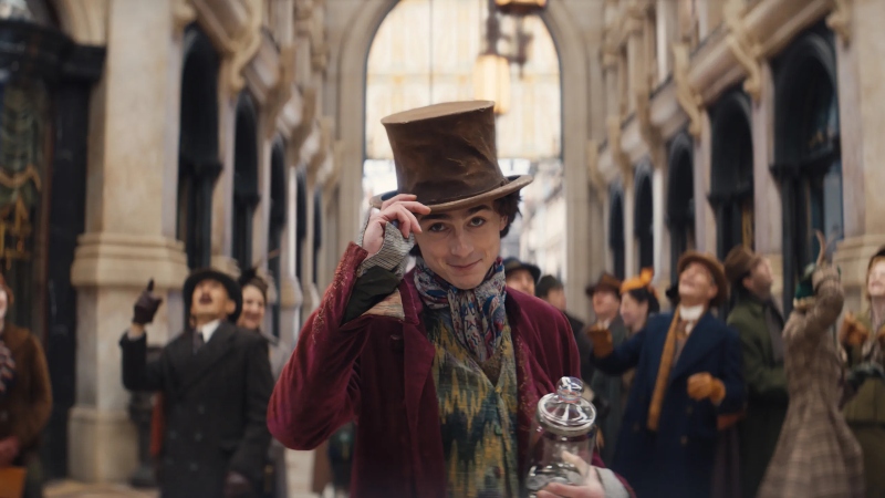 Timothée Chalamet in Wonka