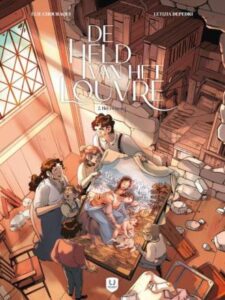 stripcover De held van het Louvre